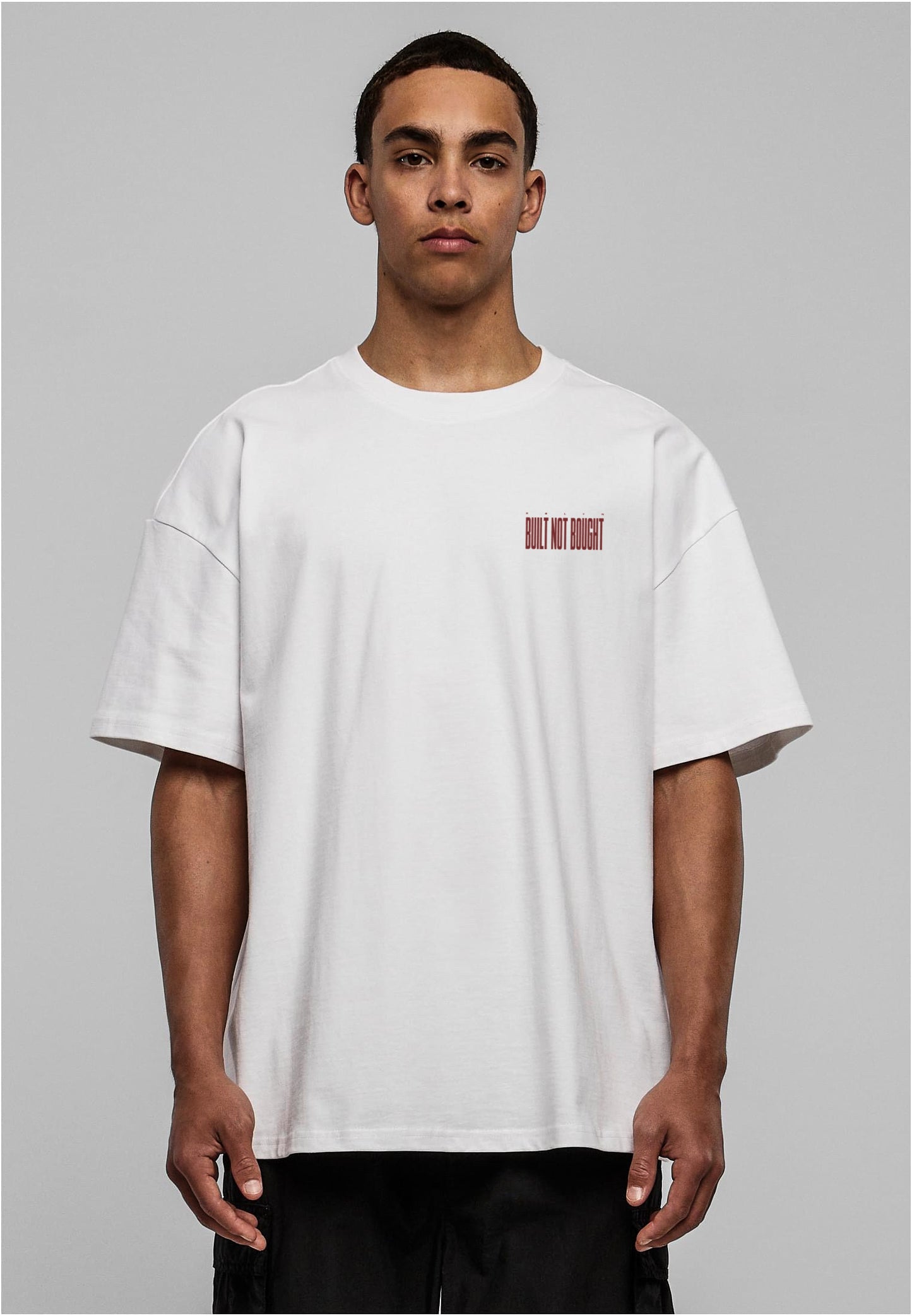 Oversize BuiltNotBought Shirt white 300 gsm²