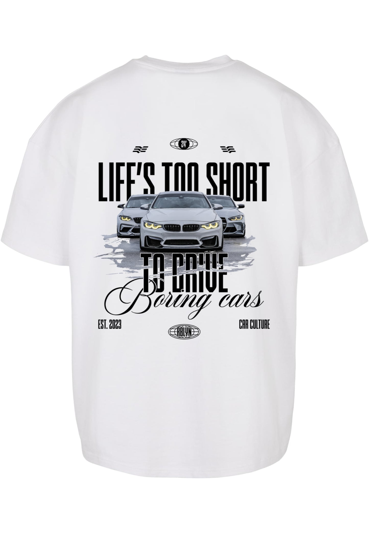 Oversize LTS Shirt white 300 gsm²