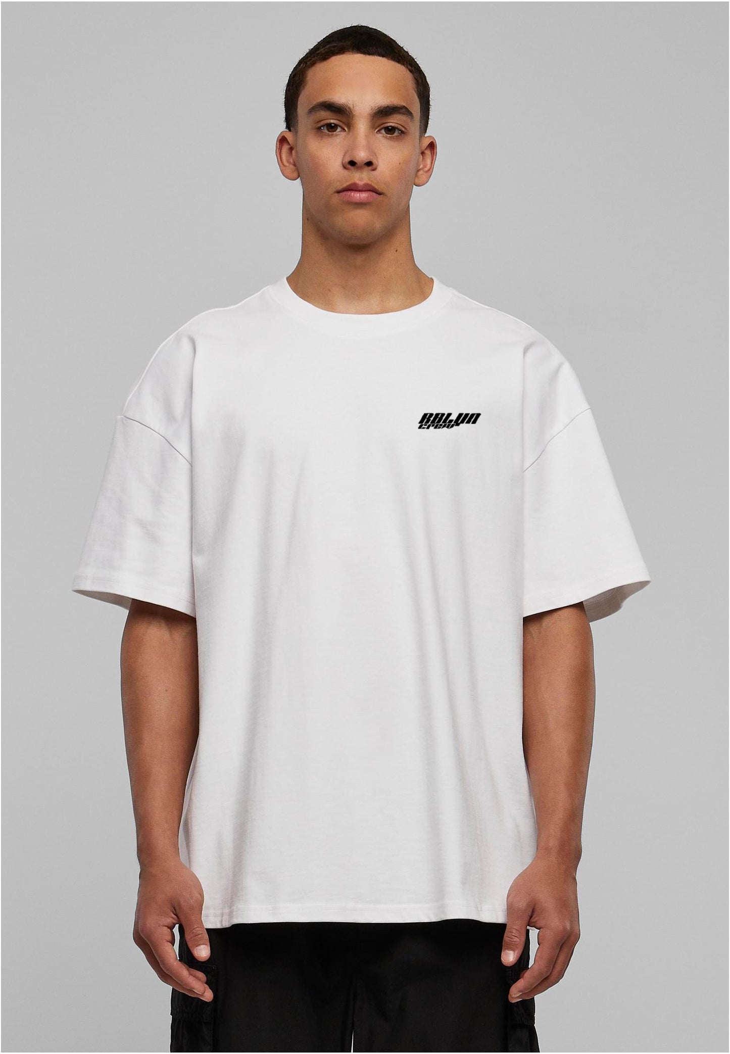 Oversize RBLYN Crew Shirt white 200 gsm²