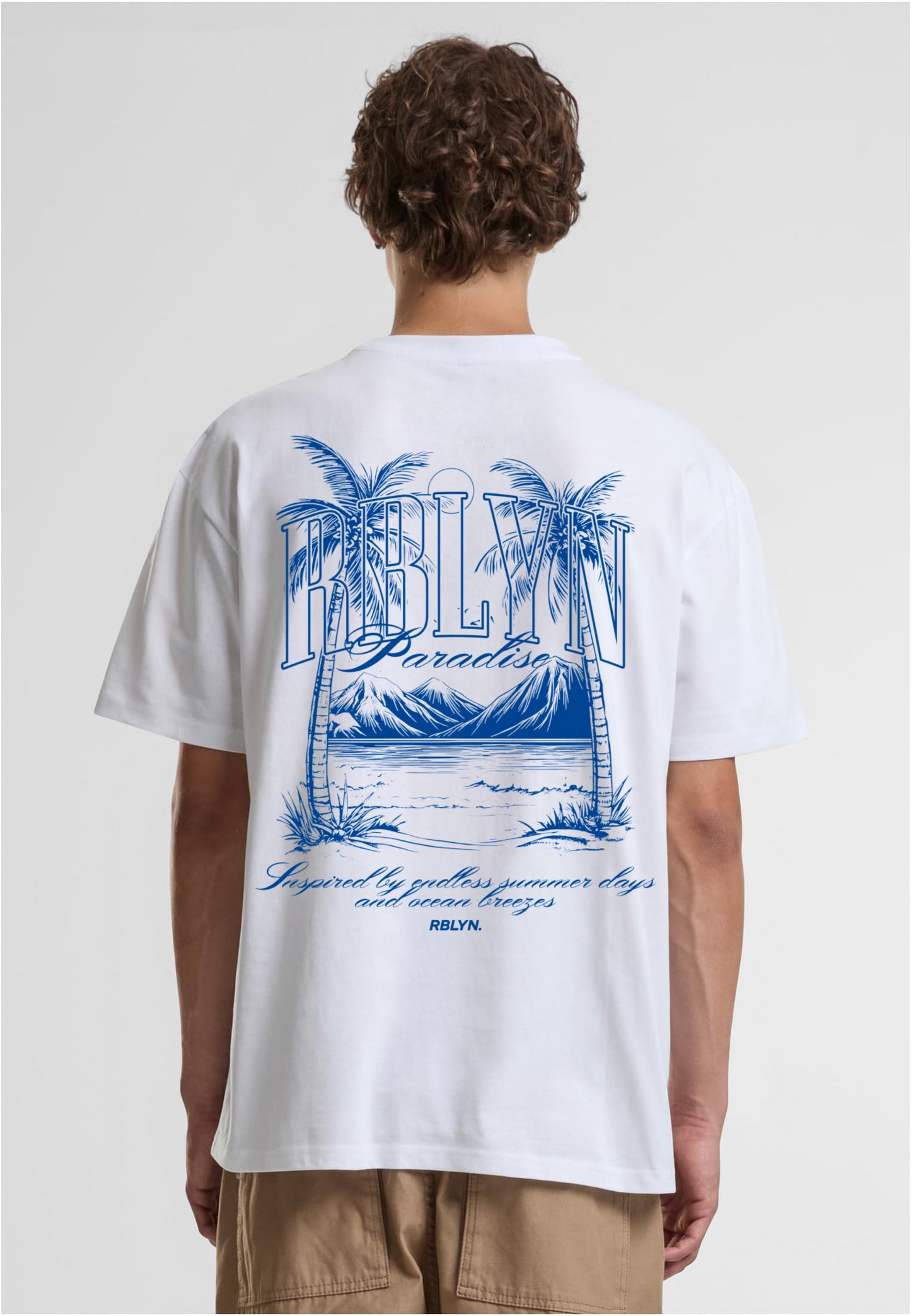 Oversize Paradise Shirt white 200 gsm²