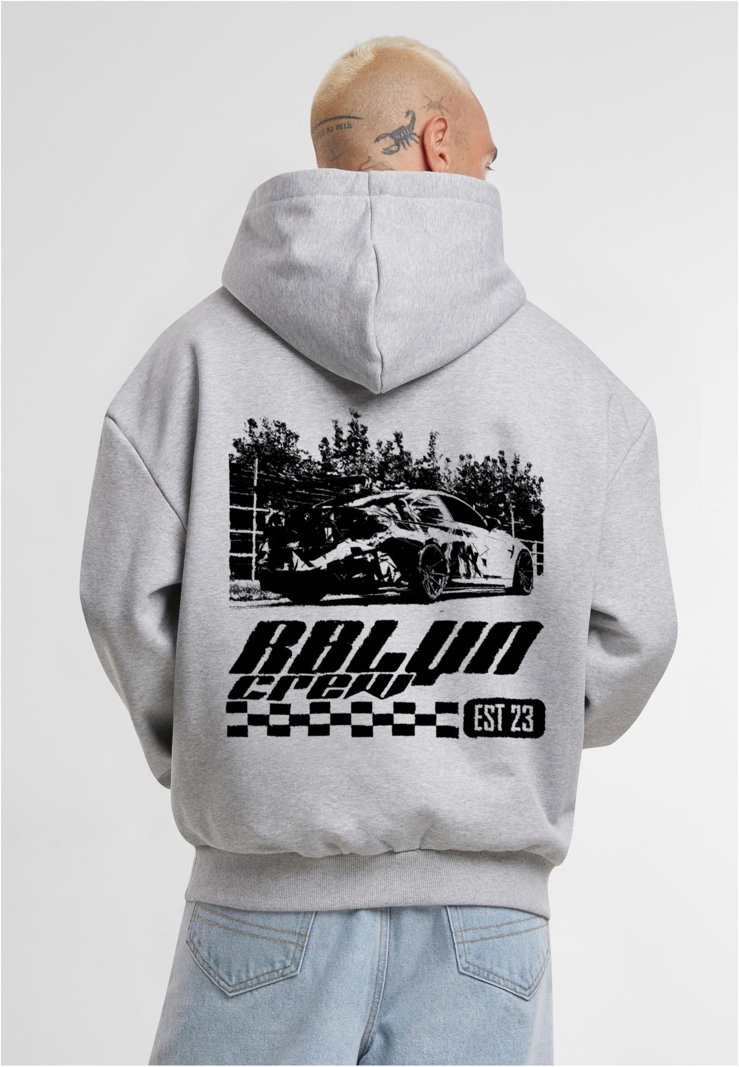 Oversize Crew Hoodie 500 gsm²