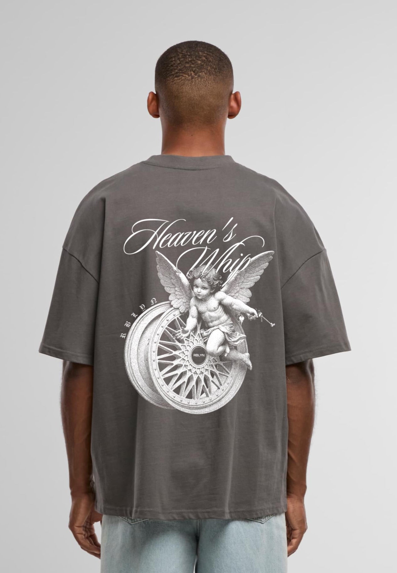 Oversize Heaven‘s Whip Shirt grey 300 gsm²