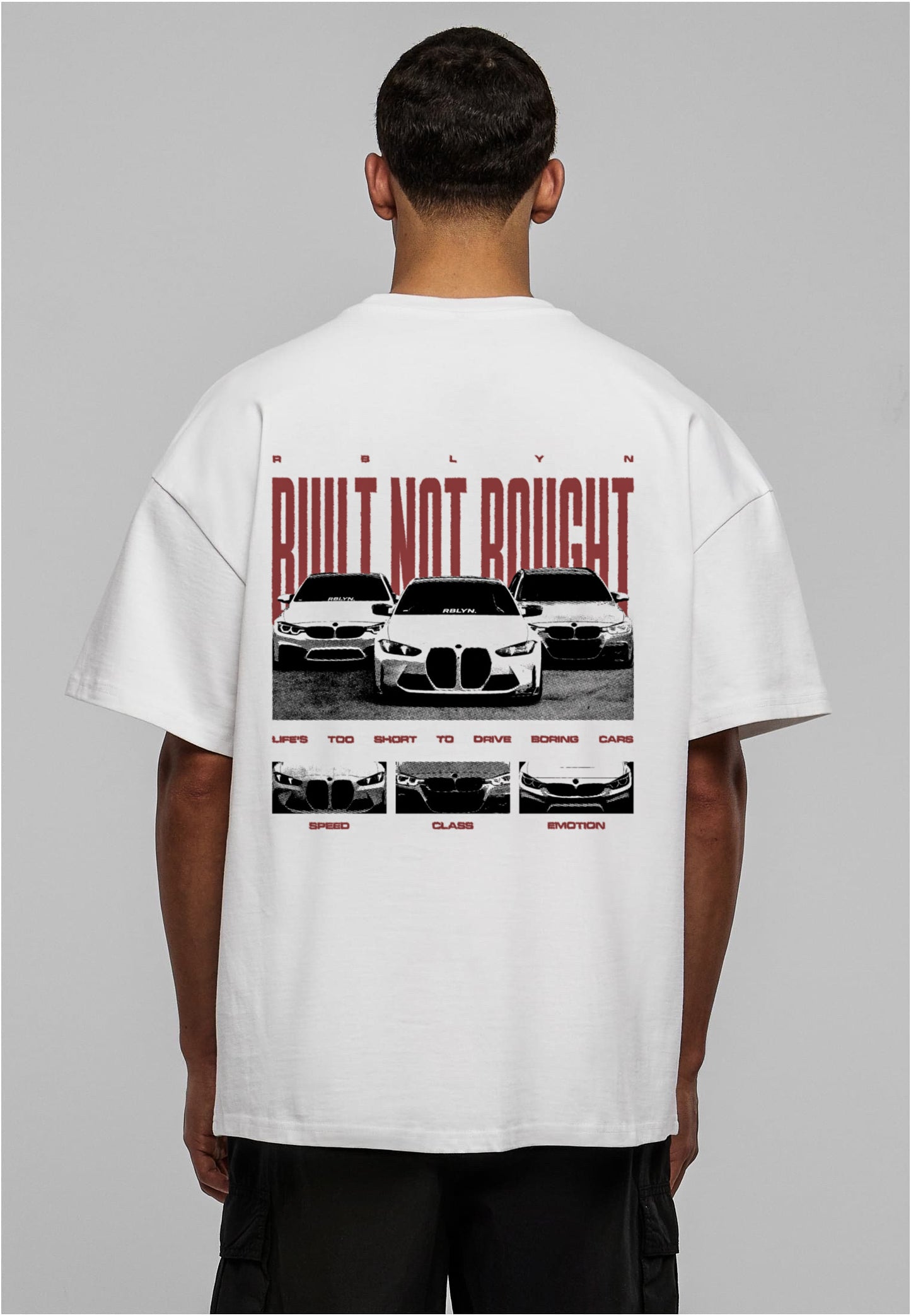 Oversize BuiltNotBought Shirt white 300 gsm²