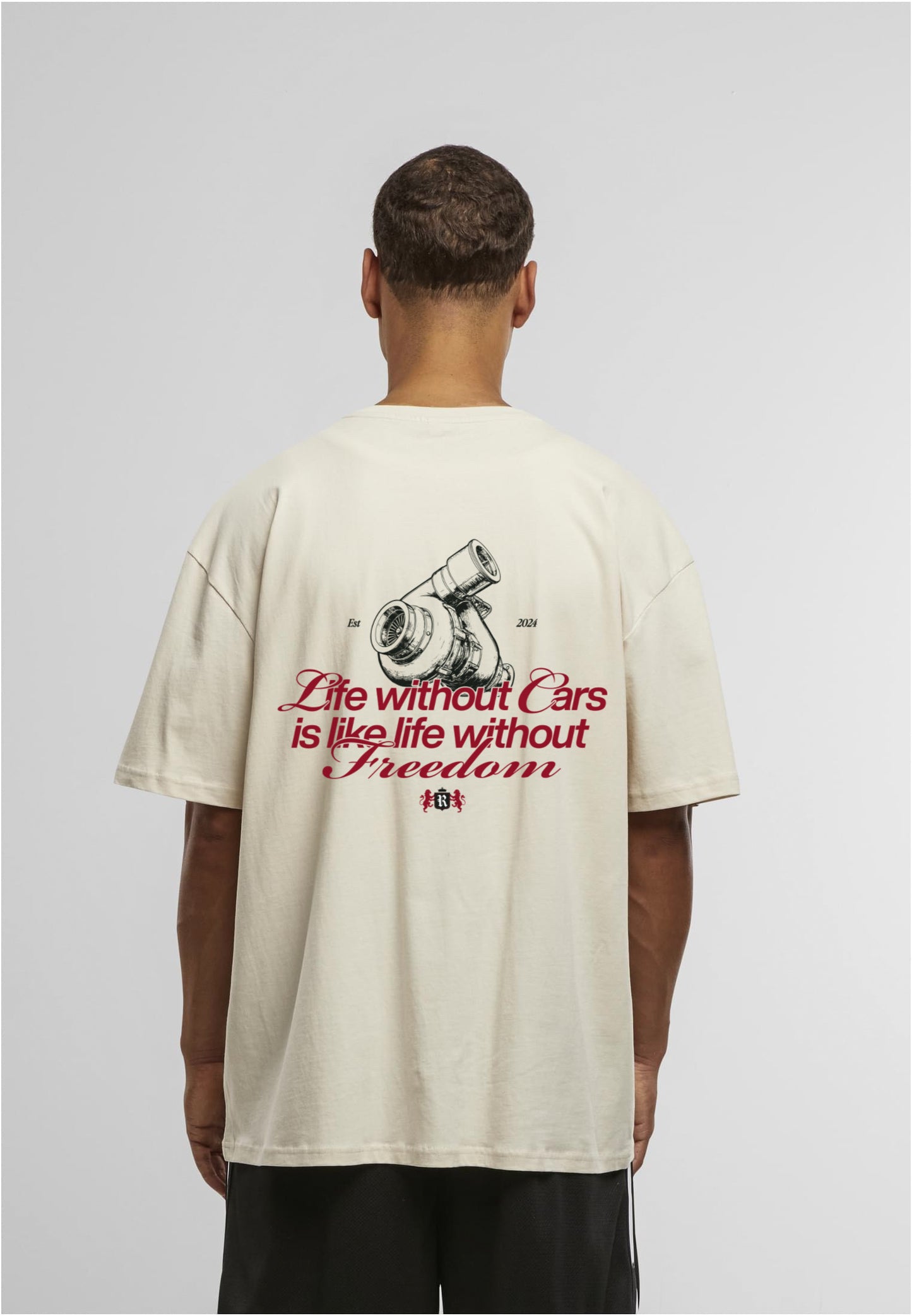 Oversize Turbo Shirt beige 200 gsm²